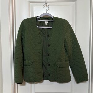 J crew quilted jacket - perfect condition